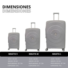 Cargar imagen en el visor de la galería, JUEGO 3 MALETAS DE VIAJE MS636 - Marina Hogar