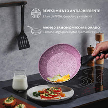 Cargar imagen en el visor de la galería, SET 2 SARTENES GRANITO MORADO - Marina Hogar