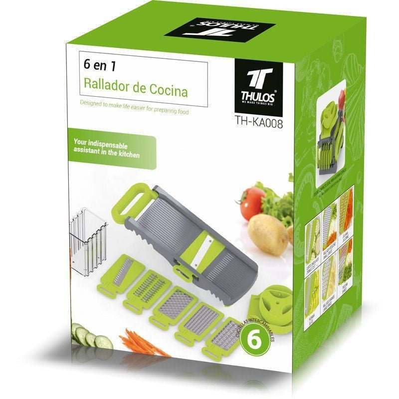 6 en 1: Rallador de Cocina TH - KA008 - Marina Hogar