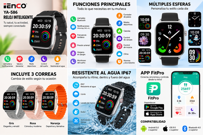 Reloj Inteligente Mujer Y Hombre con Llamada, Smartwatch