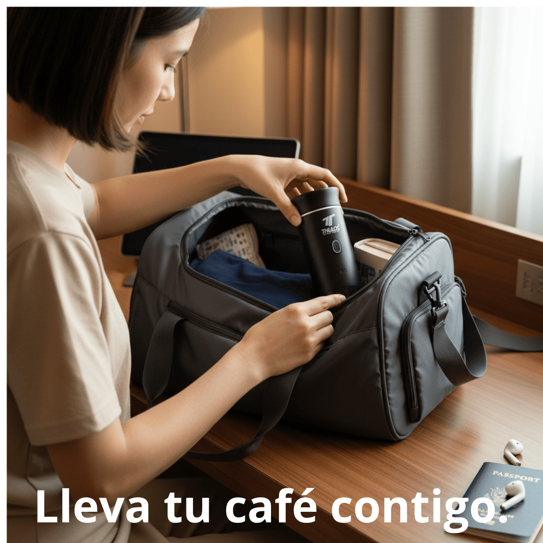 Cafetera Portátil 3 en 1 – Compatible con Nespresso, Dolce Gusto y Café Molido - Marina Hogar