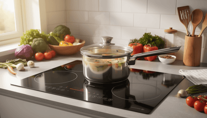 Cazo de Acero Inoxidable con Tapa – ø14 cm 1,1 L SANPIETRO - Marina Hogar