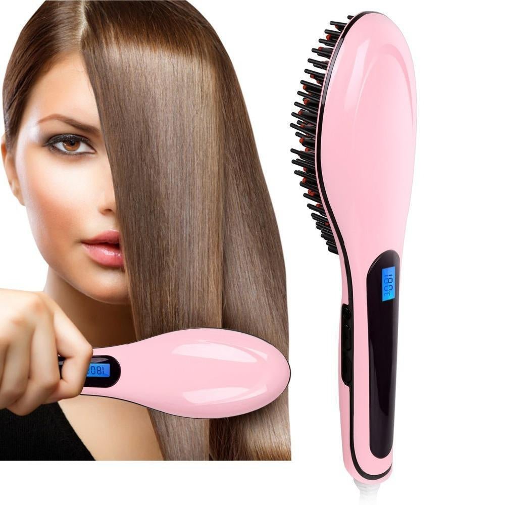 Cepillo Eléctrico Alisador para Cabello – Rosa BN3642 - Marina Hogar