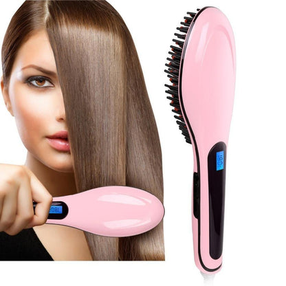 Cepillo Eléctrico Alisador para Cabello – Rosa BN3642 - Marina Hogar