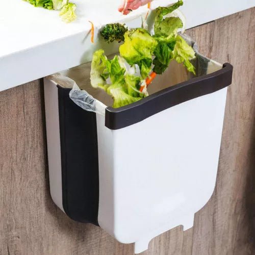 Cubo de Basura Plegable CBP - 327 - BLA - Marina Hogar