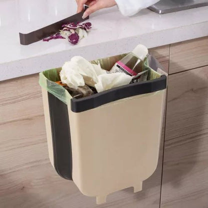Cubo de Basura Plegable CBP - 327 - BLA - Marina Hogar