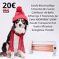 Estufa Electrica Bajo Consumo de Cuarzo Calefactor de Baño Infrarrojo 3 Posiciones de Calor 400W/800/1200W - Marina Hogar