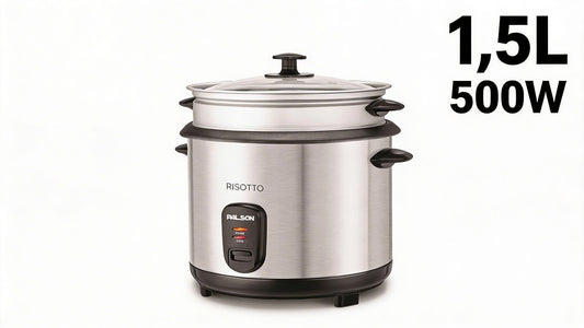Hervidor de arroz y verduras 1,5 L, 500W PALSON - Marina Hogar
