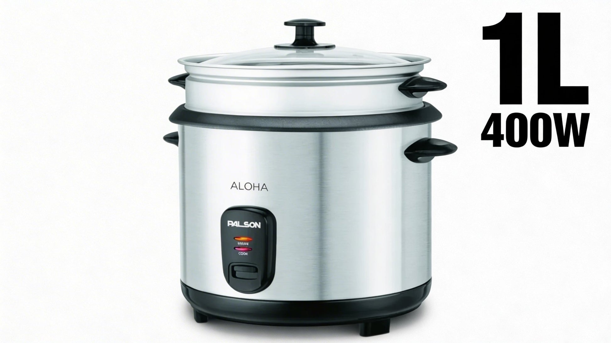 Hervidor de arroz y verduras 1L, 400W PALSON - Marina Hogar
