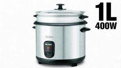 Hervidor de arroz y verduras 1L, 400W PALSON - Marina Hogar