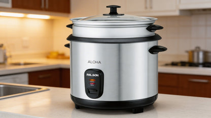 Hervidor de arroz y verduras 1L, 400W PALSON - Marina Hogar