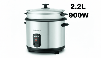 Hervidor de arroz y verduras 2,2 L, 900W PALSON - Marina Hogar