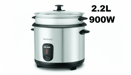 Hervidor de arroz y verduras 2,2 L, 900W PALSON - Marina Hogar