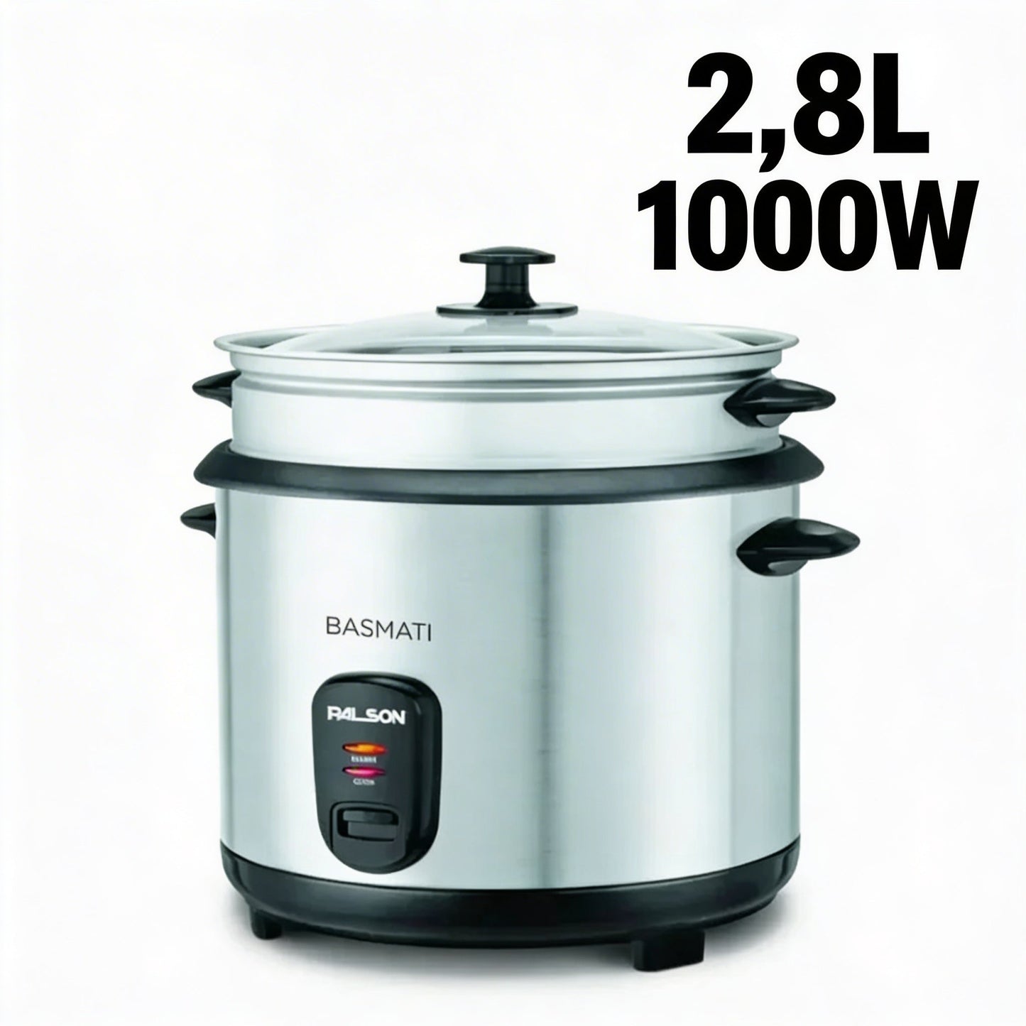 Hervidor de arroz y verduras 2,8L 1000W, PALSON - Marina Hogar