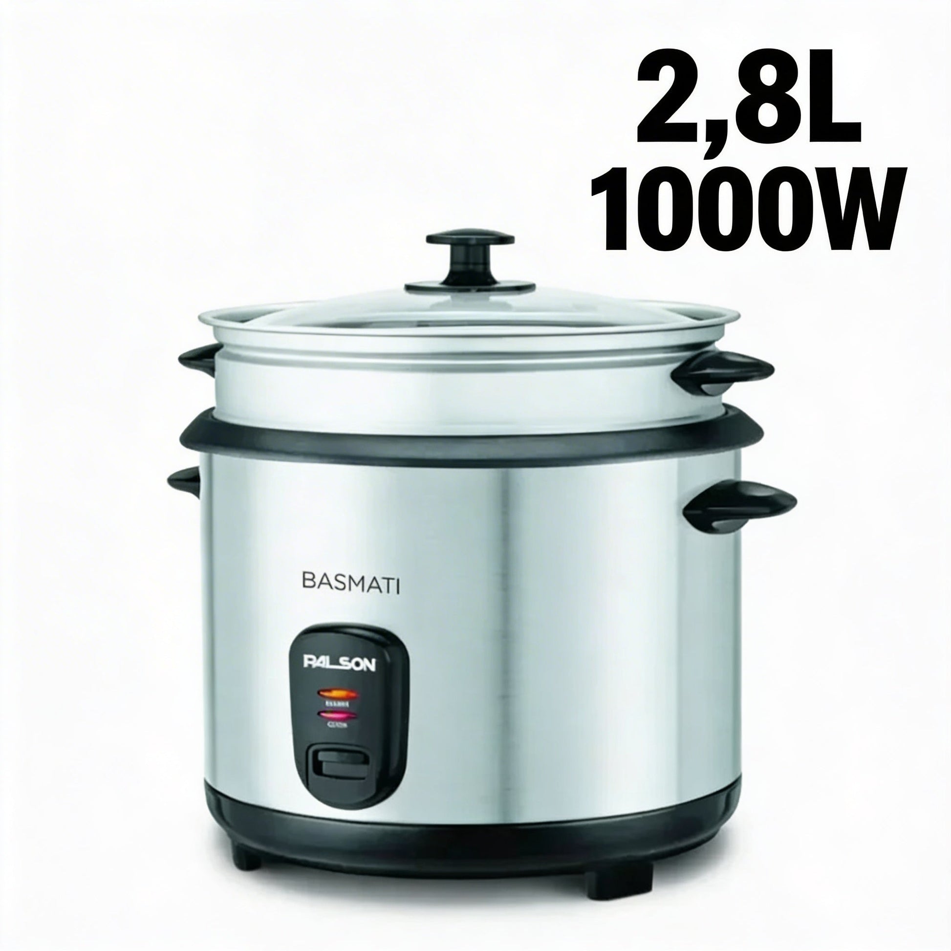 Hervidor de arroz y verduras 2,8L 1000W, PALSON - Marina Hogar