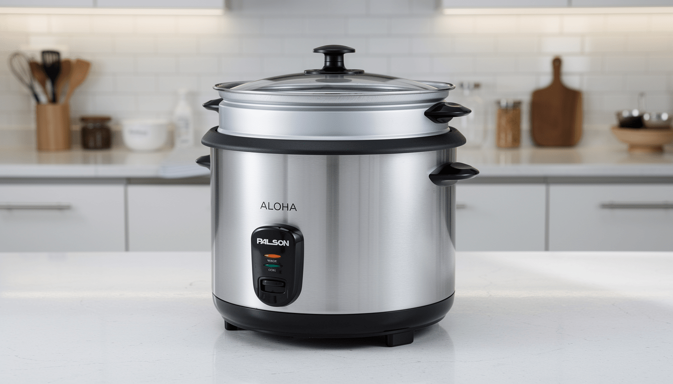 Hervidor de arroz y verduras 2,8L 1000W, PALSON - Marina Hogar