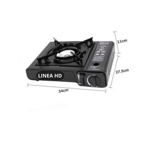 Hornillo de Gas Portátil Con 4 Cartuchos de Gas - Marina Hogar