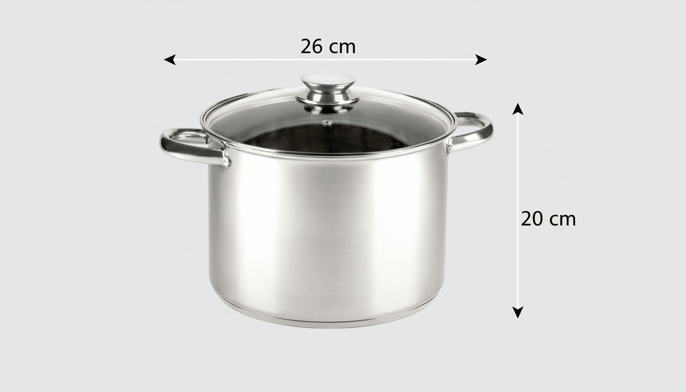 Olla De Acero Inoxidable 10,4L SANPIETRO - Marina Hogar