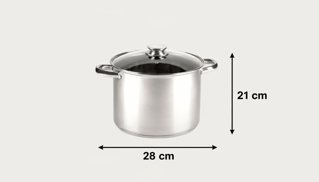 Olla De Acero Inoxidable 12,7L SANPIETRO - Marina Hogar