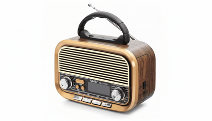 Radio Portátil Vintage AM/FM/SW con Bluetooth, NS - 8109BT - Marina Hogar