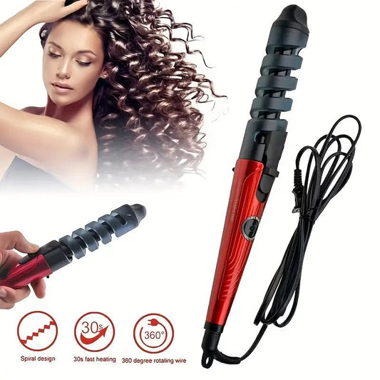 Rizador Pelo 2 en 1 Rojo Metalizado RDP - 4326 - Marina Hogar