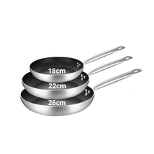 Cargar imagen en el visor de la galería, Set de Sartenes 18 - 22 - 26cm - MS013G - Marina Hogar
