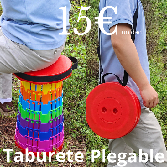 Taburete Plegable, Portatil, Banqueta Plegable, Silla Plegable Portatil - Marina Hogar
