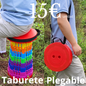 Taburete Plegable, Portatil, Banqueta Plegable, Silla Plegable Portatil - Marina Hogar
