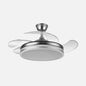 Ventilador Bayomo 59w 6980lm Niquel 4 Aspas Desp. 34,5/42x50/107 D.3 Color. Dc.remoto+Reg.Intensidad - Marina Hogar