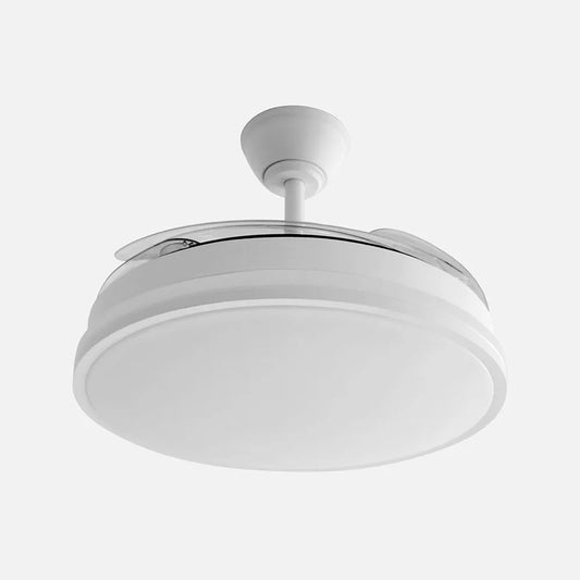 Ventilador Dc Guerrero 59w Blanco 4asp 107d 6980lm 3000 - 4000 - 6000k Remoto - Marina Hogar