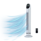 Ventilador de Torre Silencioso 86 cm con Pantalla LED, Temporizador Digital y Mando a Distancia | Oscilante, 3 Velocidades - Marina Hogar