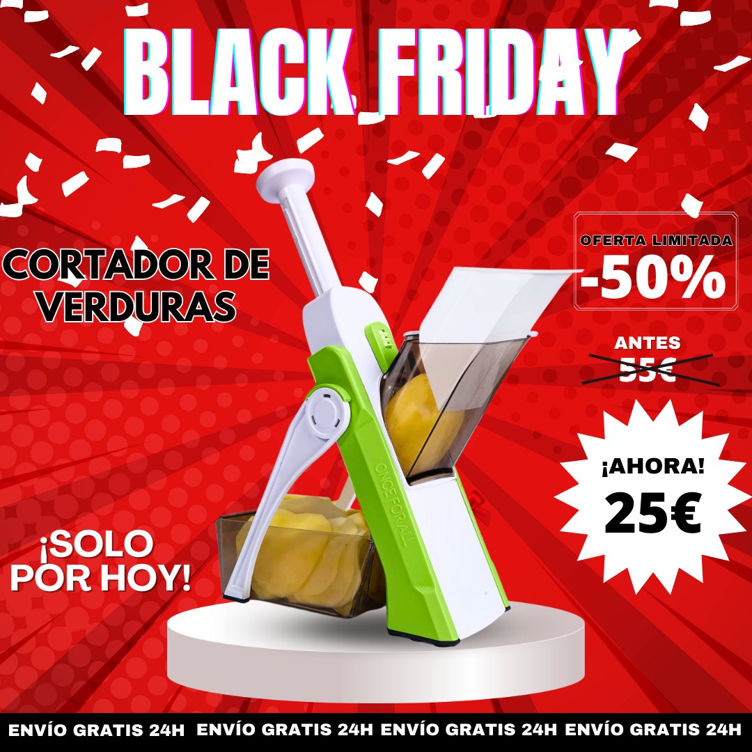 CORTADOR DE VERDURAS TODO EN 1 - Marina Hogar