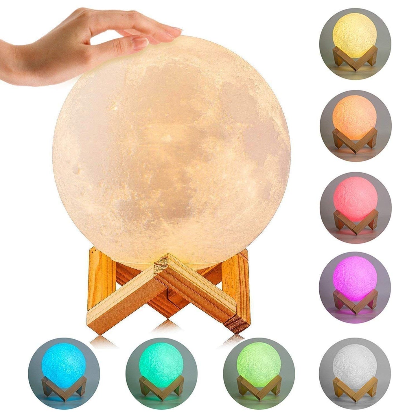 LAMPARA DE LUNA - Marina Hogar