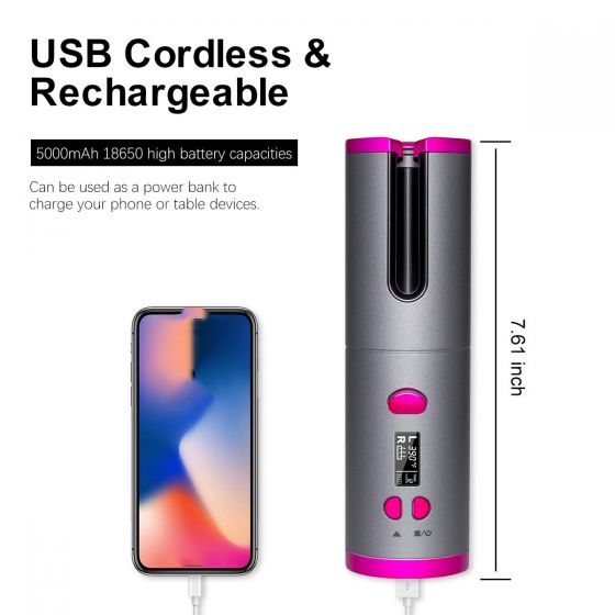 Rizador de Pelo Automático Inalámbrico - Marina Hogar