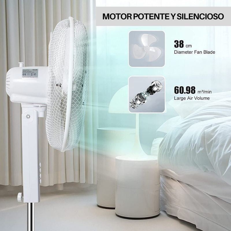 Ventilador de Pie 16" - Marina Hogar